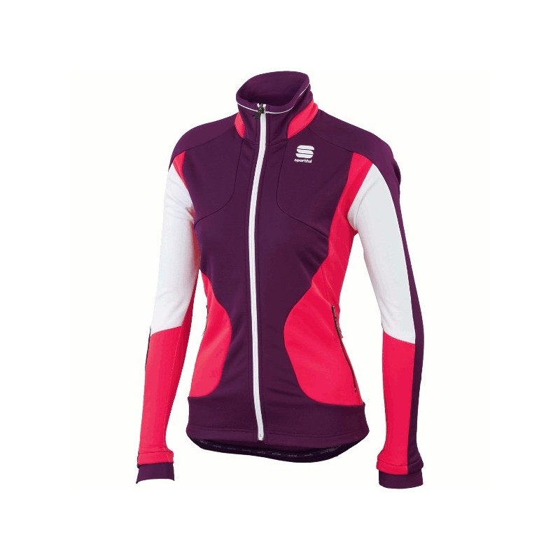 женская разминочная куртка Sportful APEX Evo Lady WS бордовая женская разминочная куртка Sportful APEX Evo Lady WS бордовая